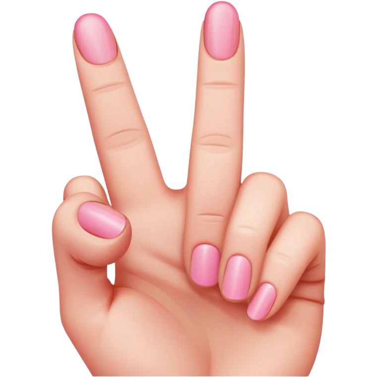 pink middle finger emoji