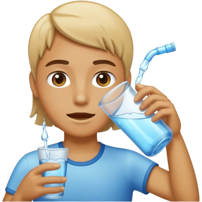 Thirsty emoji