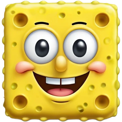 iconic SpongeBob SquarePants emoji