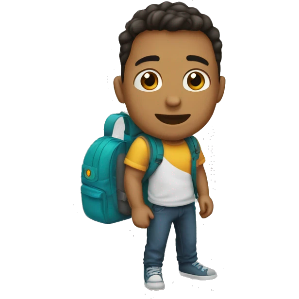 Avatar segurando sacolas emoji