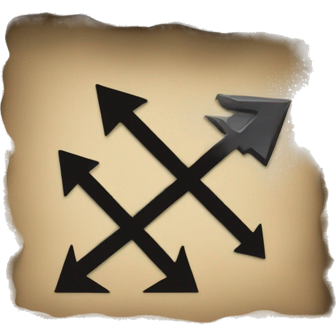 A sign that points to a hole in the ground that reads “DEEP” and has a arrow pointing down towards the hole emoji