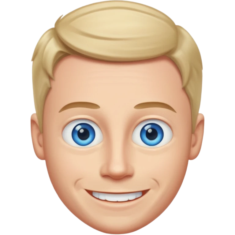 Dave England (b.1969) with blue eyes emoji