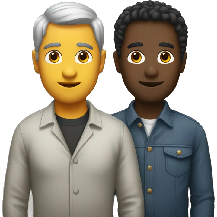 Dos personas hisciendolo emoji