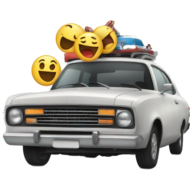 Car Movie night  emoji