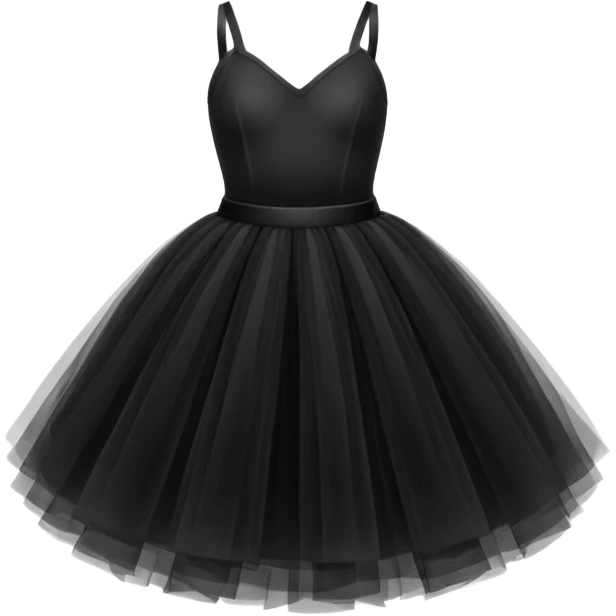 cinematic-realistic-black-tutu,-layers-of-fine,-soft-tulle-forming-a-voluminous-and-airy-skirt,-delicate-folds-catching-the-light,-slightly-frayed-edges-adding-authenticity,-glowing-softly-with-a-warm-and-ethereal-elegance emoji
