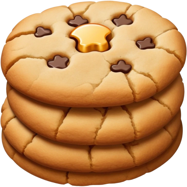 apple cookie emoji