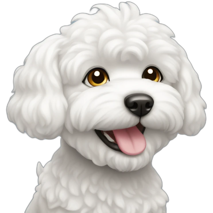 bichon dog emoji
