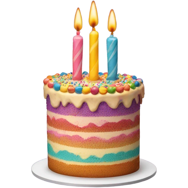 Birthday cake emoji