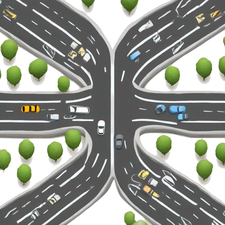 intersection road emoji