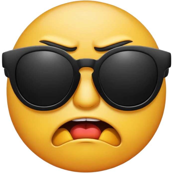 Angry Sunglasses emoji