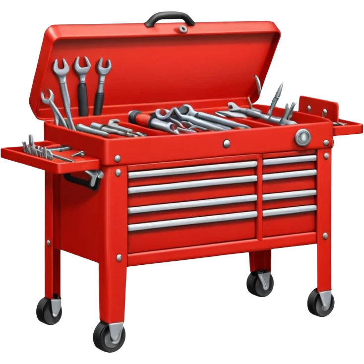 red mechanic tool table emoji