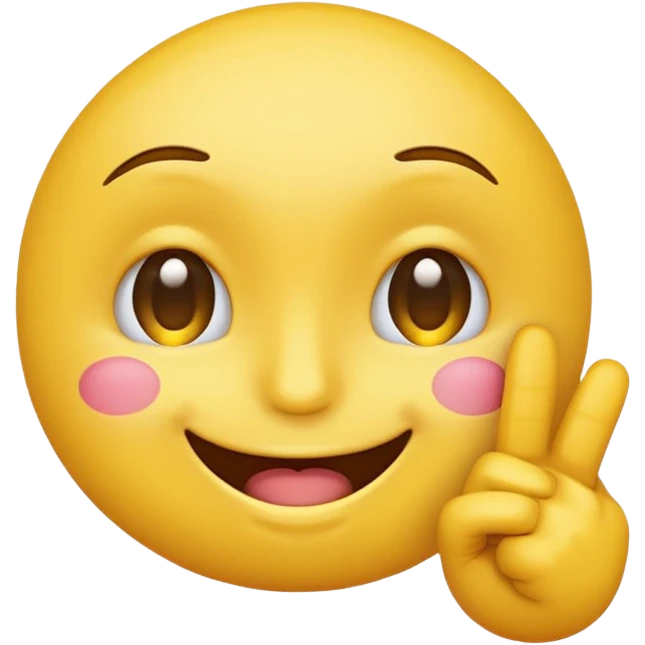 Yellow emoji winking with finger under open eye emoji