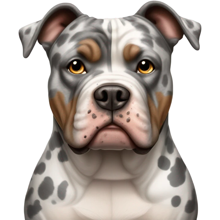 Américain Bully xxl merle  emoji