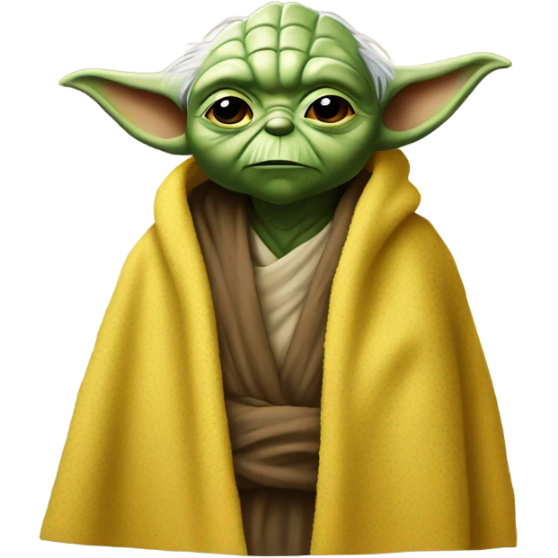 Yoda with terrible towel emoji
