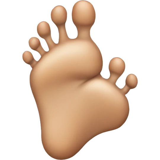 foot emoji