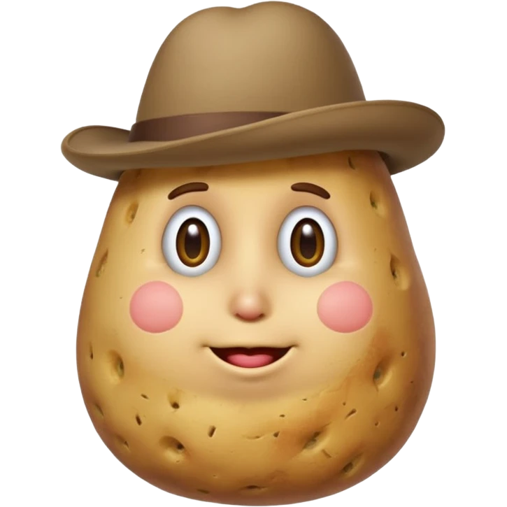 Anthropomorphic potato  emoji