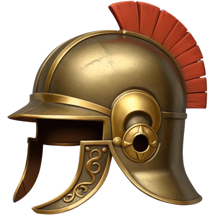 roman helmet without background emoji