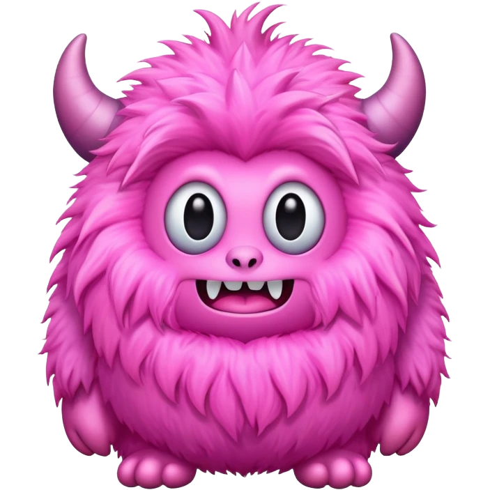 Krümel Monster pink emoji