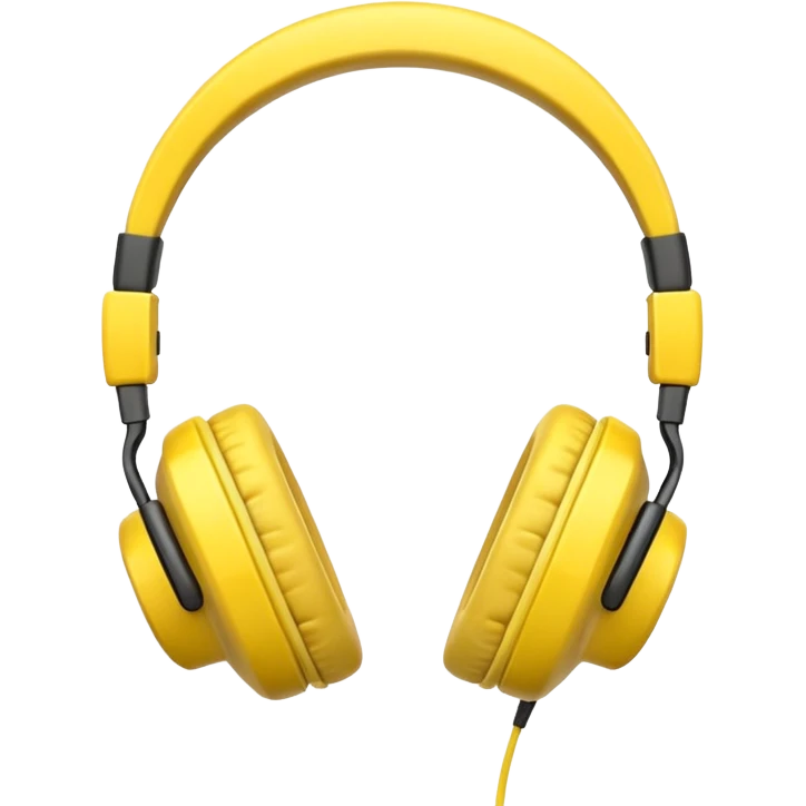 هدفون زرد emoji