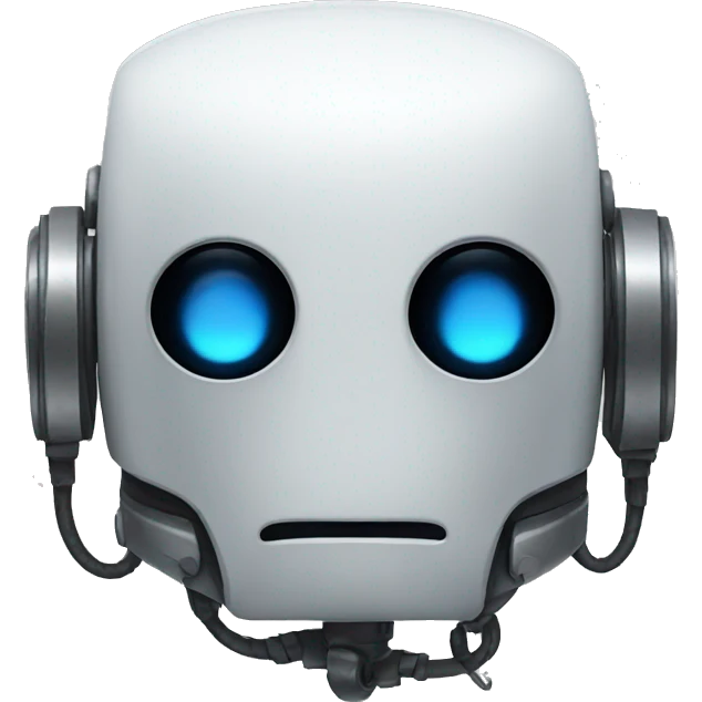 robot with a hook mustache  emoji