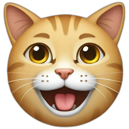 Cat mocking  emoji