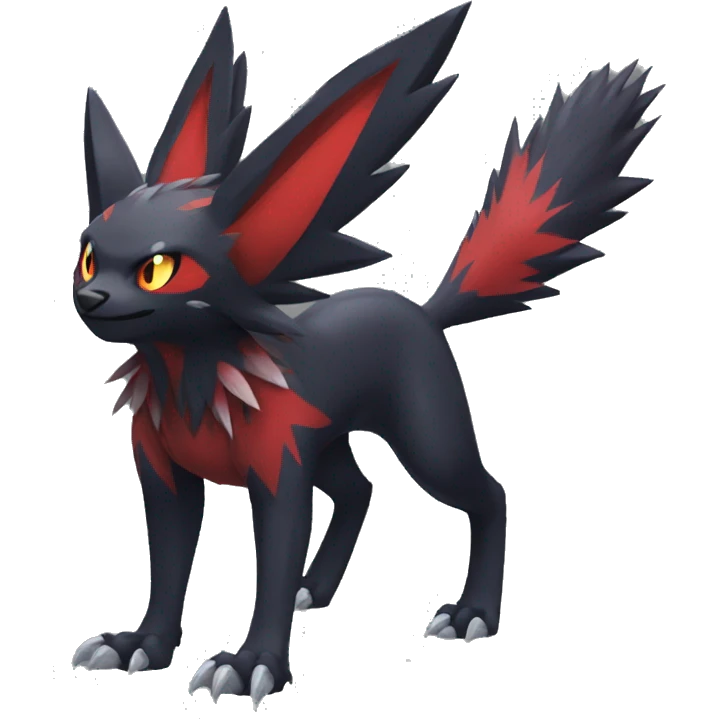 Nargacuga-Litten-Zoroark full body emoji
