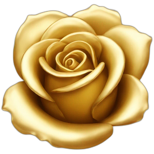 gold rose emoji