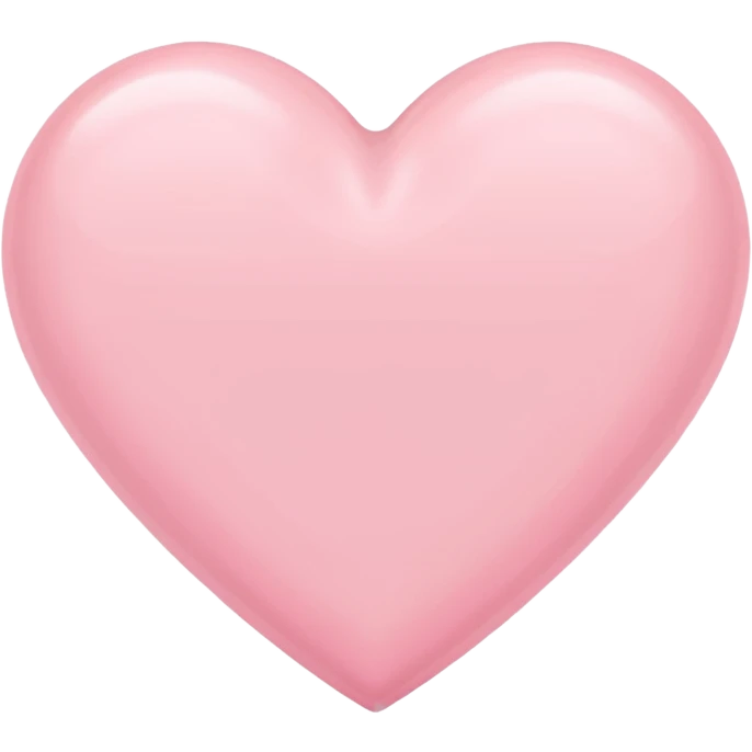  light pastel pink heart emoji emoji