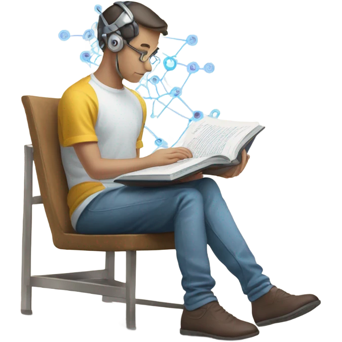 reading ai book emoji