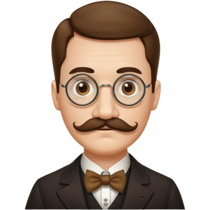señor con bigote, y monoculo emoji
