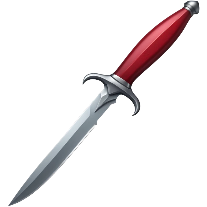 Dark red dagger emoji