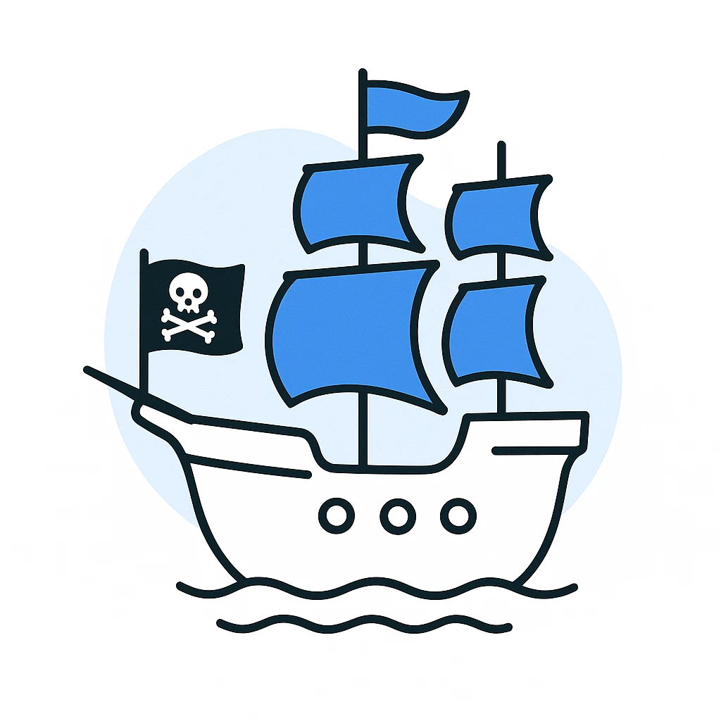 pirate ship emoji