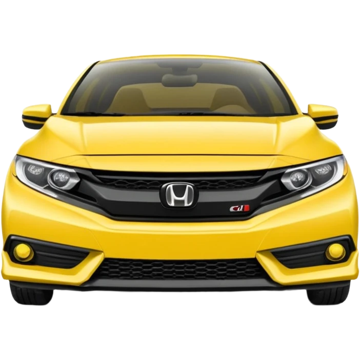 honda civic yellow emoji