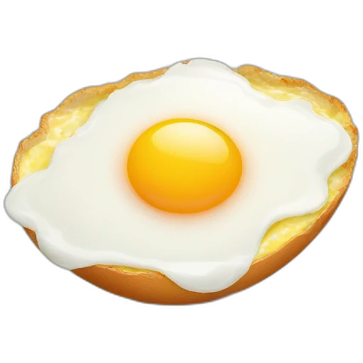 cute Sunny-side-up egg emoji