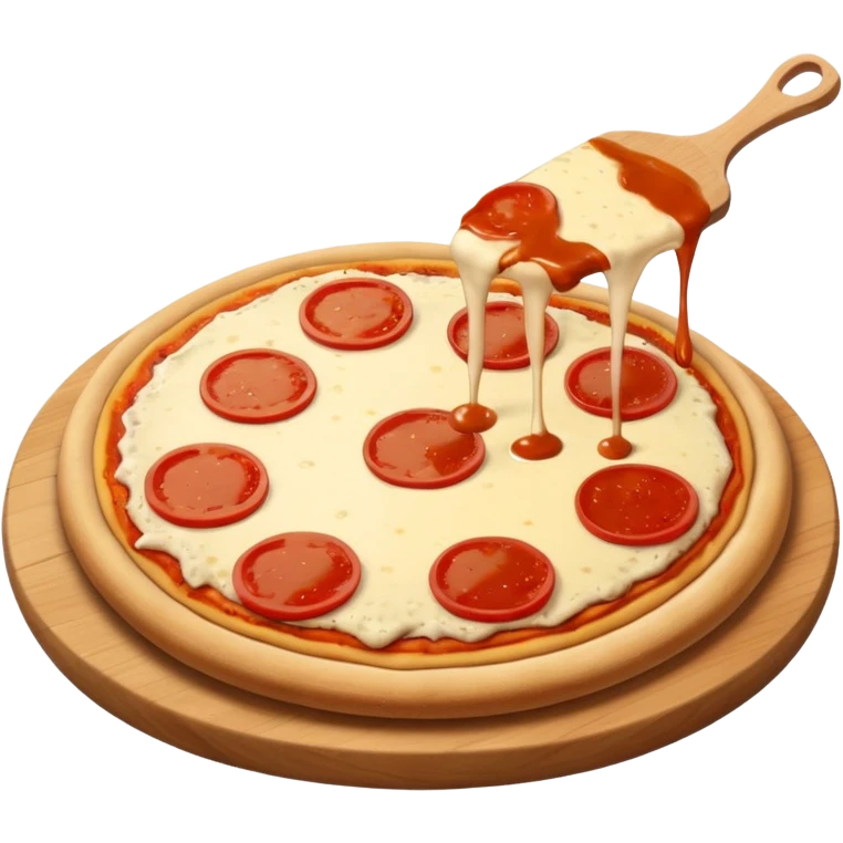 part de pizza au poulet séparés  emoji