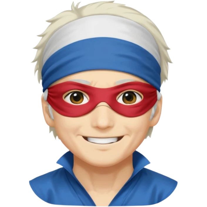 сделай стикер в стиле аниме магическая битва с сатору годжу с русскими фразами emoji