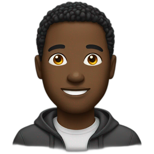 black guy emoji