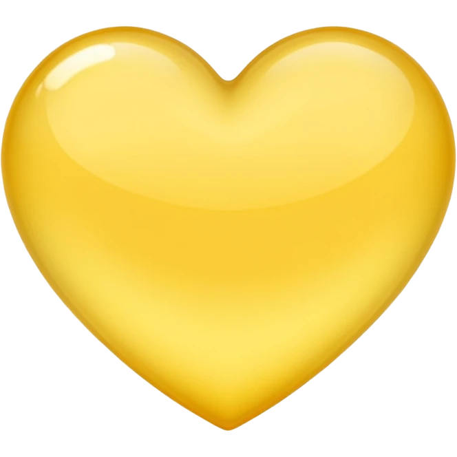 light yellow heart emoji