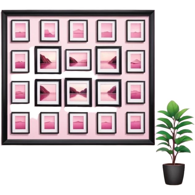 pink photo gallery emoji