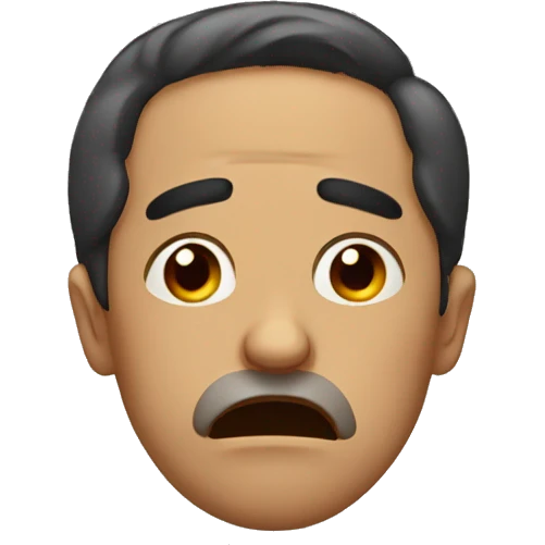 spanish man crying emoji
