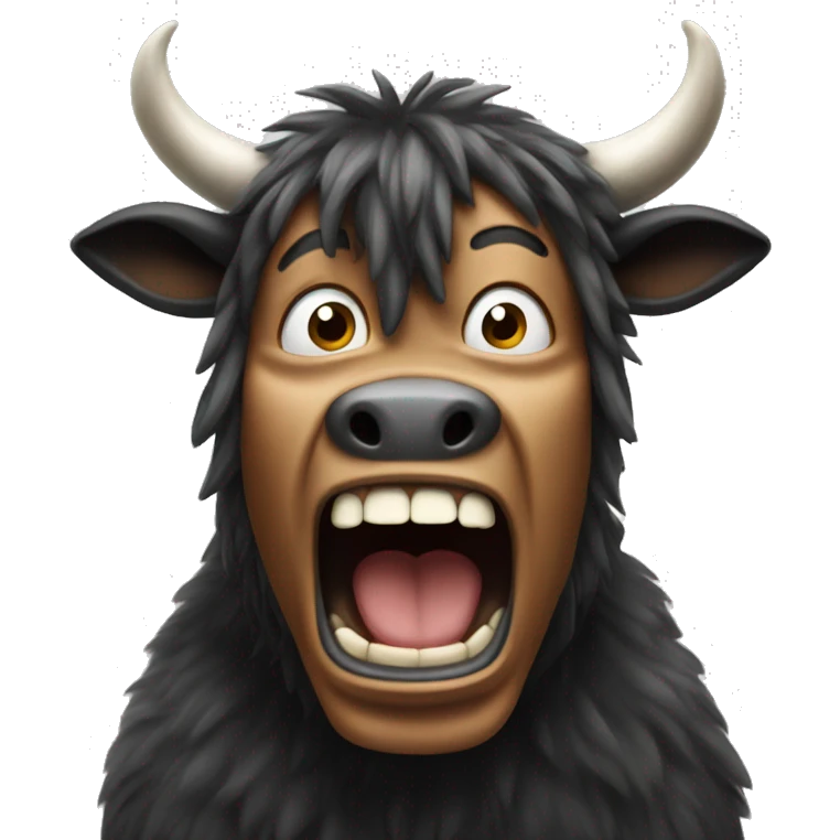 moo deng screaming  emoji