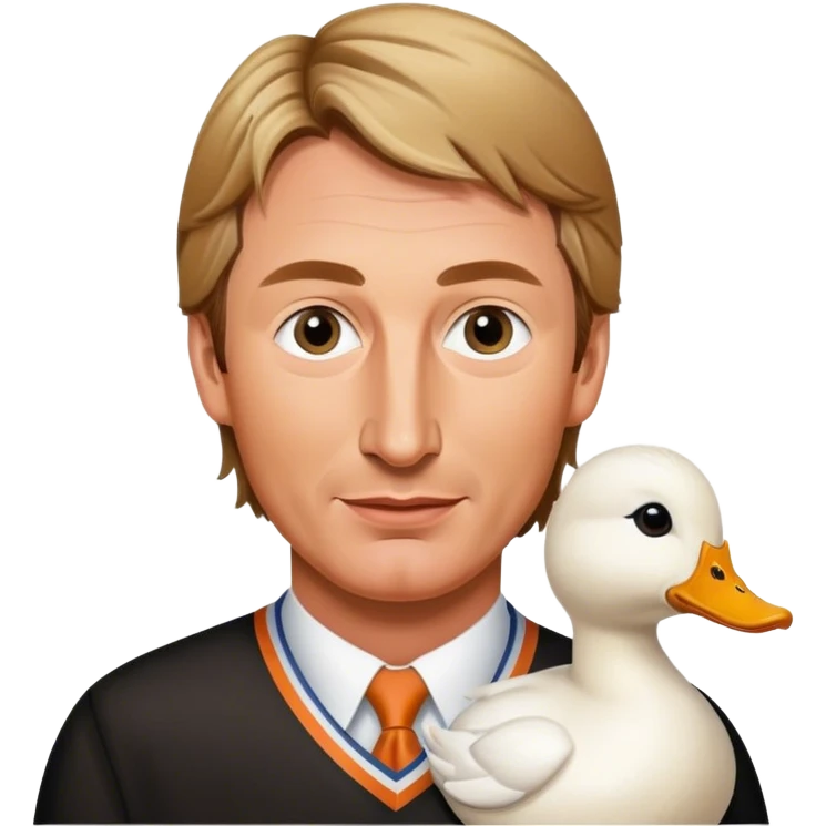  Wayne Gretzky with duck emoji