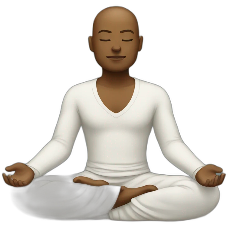 meditate emoji