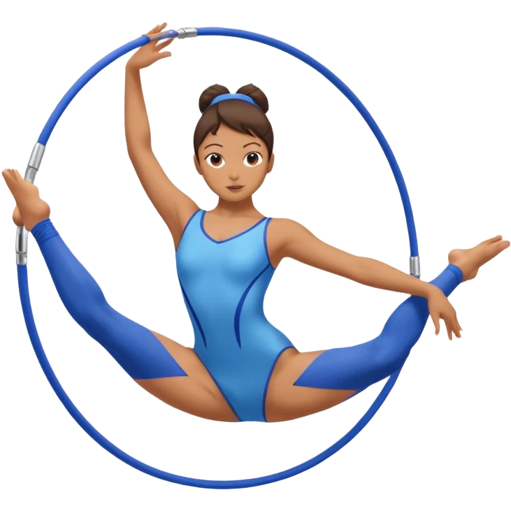 esame test compito verifica studiare danza aerea blu emoji