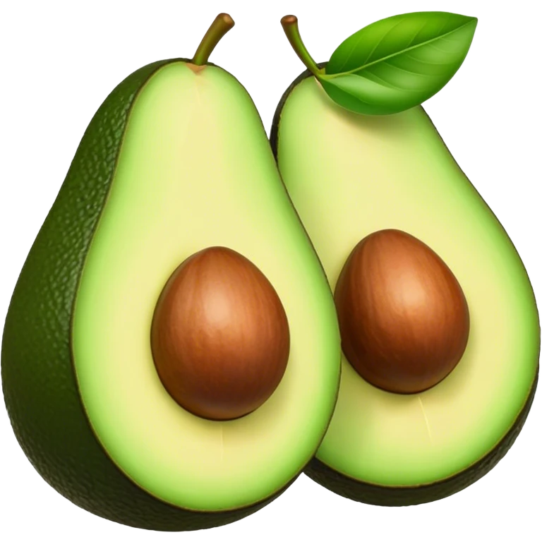 Avocado with lips emoji