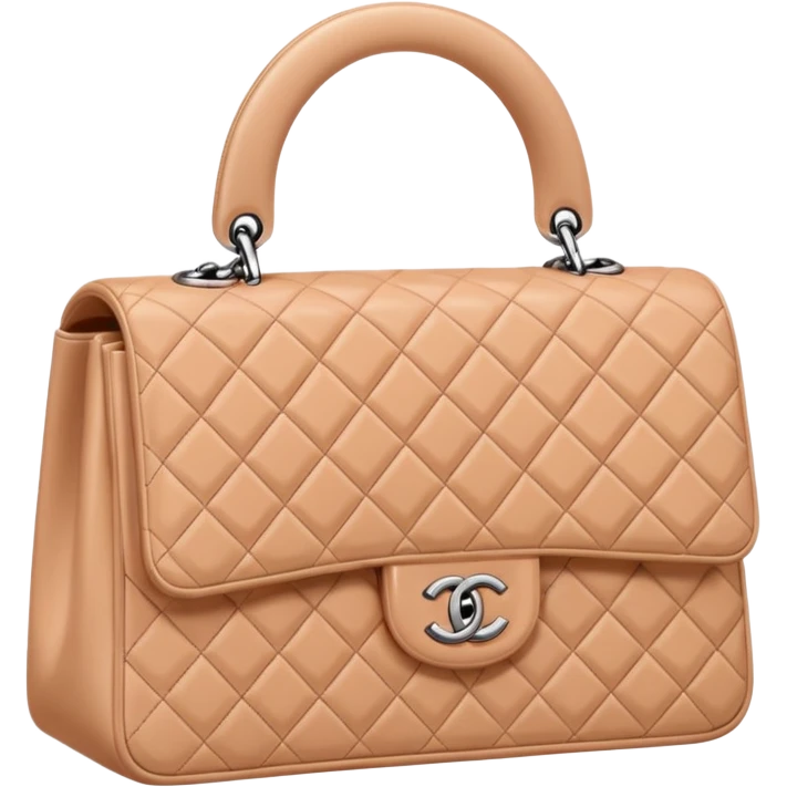 chanel flesh color bag emoji