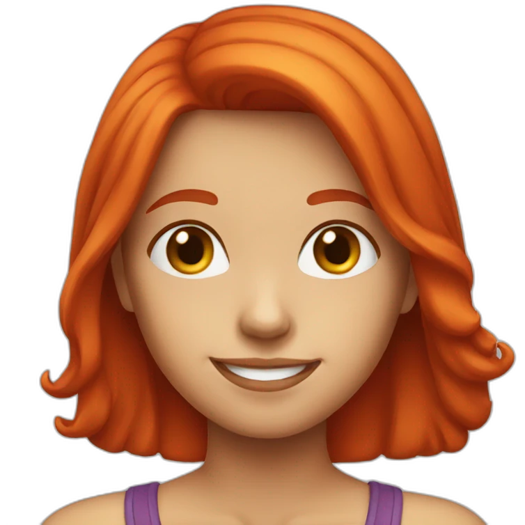 red-head-girl-smile emoji