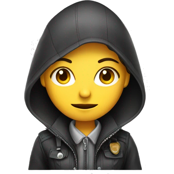 Girl hacker detective  emoji