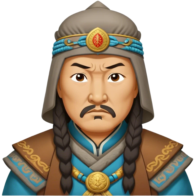 genghis khan photorealistic emoji
