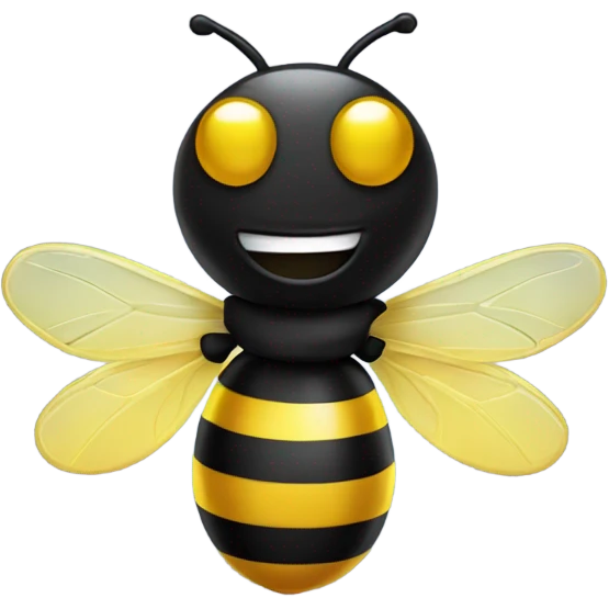 Disco dancing bee emoji